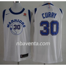 Camiseta Hombre Golden State Warriors Stephen Curry 30 Nike 2017-18 Verde Swingman